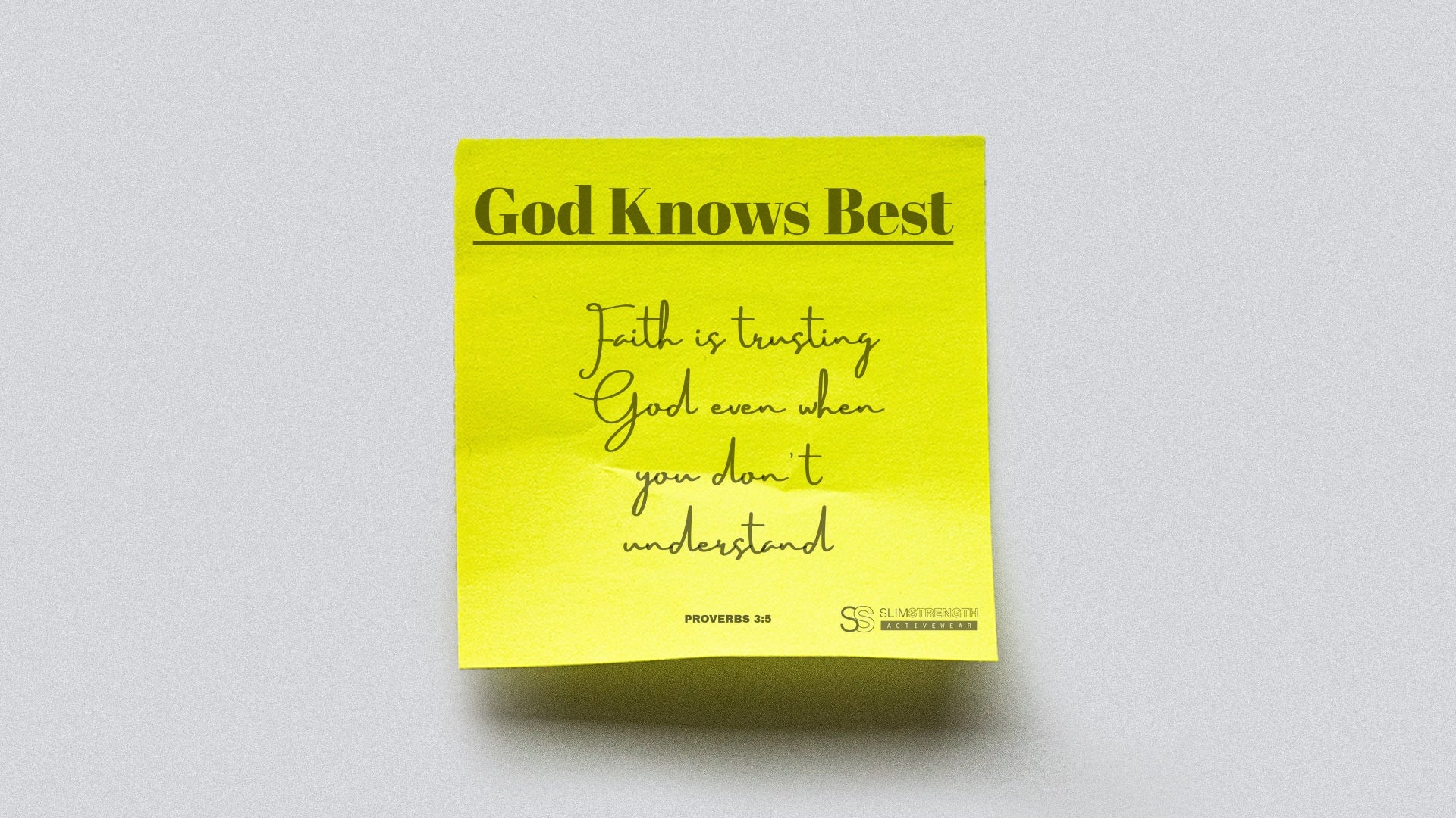 God Knows Best