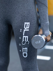 Load image into Gallery viewer, BLESSED Leggings - SlimStrength ActiveWear - Apparel with Purpose

