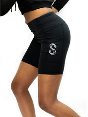 Load image into Gallery viewer, High Waistband Pockets Bike Shorts - SlimStrength ActiveWear - Apparel with Purpose

