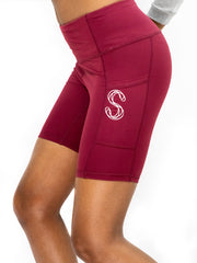 Load image into Gallery viewer, High Waistband Pockets Bike Shorts - SlimStrength ActiveWear - Apparel with Purpose
